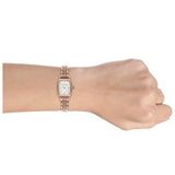  Shop Authentic Emporio Armani Gianni T Bar Quartz Crystals White Dial Rose Gold Steel Strap Watch For Women - AR11406 - Luxxuri