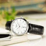  Shop Authentic Tissot Carson Premium Lady Born to Be Brace Special Edition Silver Dial Black Leather Strap Watch for Women - T122.207.16.036.00 - Luxxuri