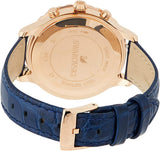  Shop Authentic Swarovski Octea Lux Chrono Blue Dial Blue Leather Strap Watch for Women - 5563480 - Luxxuri