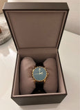  Shop Authentic Gucci Le Marche Des Merveilles Quartz Green Dial Black Leather Strap Watch For Women - YA126463 - Luxxuri