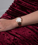  Shop Authentic Guess Crystalline Diamonds Silver Dial Rose Gold Steel Strap Watch for Women - GW0114L3 - Luxxuri