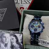  Shop Authentic Guess Sunrise Multifunction Blue Dial Blue Steel Strap Watch for Women - W0448L10 - Luxxuri