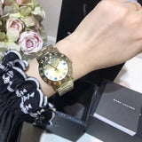  Shop Authentic Marc Jacobs Amy Dexter Gold Dial Gold Steel Strap Watch for Women - MBM3215 - Luxxuri