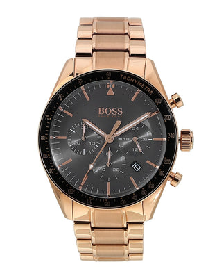  Shop Authentic Hugo Boss Trophy Grey Dial Rose Gold Steel Strap Watch for Men - 1513632 - Luxxuri