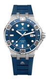  Shop Authentic Maurice Lacroix Aikon Venturer Blue Dial Blue Rubber Strap Watch for Men - AI6058-SS001-430-1 - Luxxuri