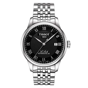  Shop Authentic Tissot Le Locle Automatic Black Dial Silver Steel Strap Watch For Men - T41.1.483.53 - Luxxuri