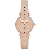  Shop Authentic Emporio Armani Gianni T-Bar Quartz Rose Gold Dial Pink Leather Strap Watch For Women - AR11001 - Luxxuri