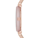 Shop Authentic Emporio Armani Gianni T-Bar Quartz Rose Gold Dial Pink Leather Strap Watch For Women - AR11001 - Luxxuri