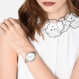  Shop Authentic Emporio Armani Aurora Mother Of Pearl White Dial Silver Steel Strap Watch For Women - AR11054 - Luxxuri