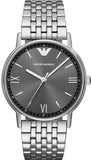  Shop Authentic Emporio Armani Kappa Quartz Grey Dial Silver Mesh Bracelet Watch For Men - AR11068 - Luxxuri
