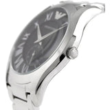  Shop Authentic Emporio Armani Valente Quartz Black Dial Silver Steel Strap Watch For Men - AR11086 - Luxxuri
