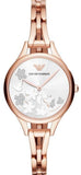  Shop Authentic Emporio Armani Aurora Quartz Silver Dial Gold Steel Strap Watch For Women - AR11108 - Luxxuri