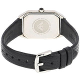  Shop Authentic Emporio Armani Gioia Analog Mother of Pearl Dial Black Leather Strap Watch For Women - AR11148 - Luxxuri