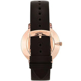  Shop Authentic Emporio Armani Modern Slim Analog Silver Dial Brown Leather Strap Watch For Men - AR11163 - Luxxuri