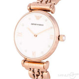 Shop Authentic Emporio Armani Gianni T-Bar Quartz White Dial Rose Gold Steel Strap Watch For Women - AR11267 - Luxxuri
