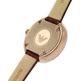  Shop Authentic Emporio Armani Rosa Two Hand White Dial Red Leather Strap Watch For Women - AR11357 - Luxxuri