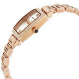  Shop Authentic Emporio Armani Gianni T Bar Quartz Crystals White Dial Rose Gold Steel Strap Watch For Women - AR11406 - Luxxuri
