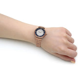  Shop Authentic Emporio Armani Gianni T-Bar Quartz Crystals Black Dial Gold Steel Strap Watch For Women - AR11423 - Luxxuri