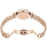  Shop Authentic Emporio Armani Gianni T-Bar Crystals Silver Dial Rose Gold Steel Strap Watch For Women - AR11446 - Luxxuri