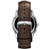  Shop Authentic Emporio Armani Valente Chronograph Amber Dial Brown Leather Strap Watch For Men - AR1634 - Luxxuri