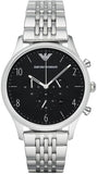  Shop Authentic Emporio Armani Beta Chronograph Black Dial Steel Strap Watch For Men - AR1863 - Luxxuri