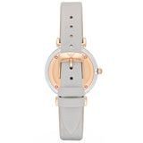  Shop Authentic Emporio Armani Gianni T Bar Quartz Mother of Pearl Dial White Leather Strap Watch For Women - AR1965 - Luxxuri