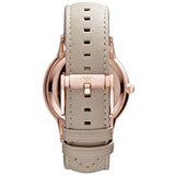  Shop Authentic Emporio Armani Classic Quartz Silver Dial Beige Leather Strap Watch For Men - AR2464 - Luxxuri