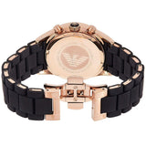  Shop Authentic Emporio Armani Sportivo Black Dial Black Steel Strap Watch For Women - AR5906 - Luxxuri