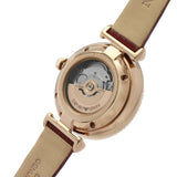  Shop Authentic Emporio Armani Meccanico Automatic Silver Dial Burgundy Leather Strap Watch For Women - AR60044 - Luxxuri