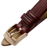  Shop Authentic Emporio Armani Meccanico Automatic Silver Dial Burgundy Leather Strap Watch For Women - AR60044 - Luxxuri