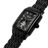  Shop Authentic Emporio Armani Meccanico Black Dial Black Steel Strap Watch For Men - AR60058 - Luxxuri
