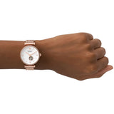  Shop Authentic Emporio Armani Gianni T-Bar Analog White Dial Two Tone Steel Strap Watch For Women - AR60019 - Luxxuri
