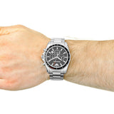  Shop Authentic Emporio Armani Sigma Chronograph Black Dial Silver Steel Strap Watch For Men - AR6098 - Luxxuri
