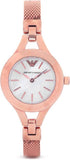  Shop Authentic Emporio Armani Chiara Analog White Dial Rose Gold Steel Strap Watch For Women - AR7329 - Luxxuri