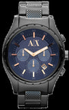  Shop Authentic Armani Exchange Chronograph Blue Dial Grey Steel Strap Watch For Men - AX1166 - Luxxuri