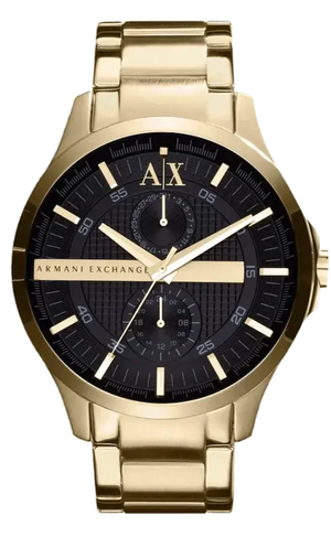 Shop Authentic Armani Exchange Hampton Chronograph Black Dial Gold Steel Strap Watch For Men - AX2122 - Luxxuri