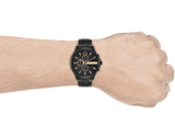  Shop Authentic Armani Exchange Hampton Chronograph Black Dial Black Steel Strap Watch For Men - AX2164 - Luxxuri