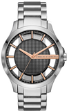  Shop Authentic Armani Exchange Hampton Chronograph Skeleton Black Dial Silver Steel Strap Watch For Men - AX2199 - Luxxuri