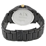  Shop Authentic Armani Exchange Hampton Chronograph Black Dial Black Steel Strap Watch For Men - AX2121 - Luxxuri