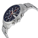  Shop Authentic Armani Exchange Hampton Chronograph Blue Dial Silver Steel Strap Watch For Men - AX2155 - Luxxuri