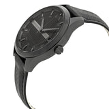  Shop Authentic Armani Exchange Hampton Chronograph Black Dial Black Leather Strap Watch For Men - AX2400 - Luxxuri