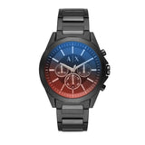  Shop Authentic Armani Exchange Drexler Chronograph Black Dial Black Steel Strap Watch For Men - AX2615 - Luxxuri