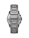  Shop Authentic Armani Exchange Banks Chronograph Blue Dial Grey Steel Strap Watch For Men - AX1731 - Luxxuri