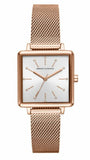  Shop Authentic Armani Exchange Lola Quartz Silver Dial Rose Gold Mesh Strap Watch For Women - AX5802 - Luxxuri