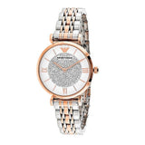  Shop Authentic Emporio Armani Gianni T Bar White Dial Two Tone Steel Strap Watch For Women - AR1926 - Luxxuri