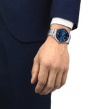  Shop Authentic Tissot Chemin Des Tourelles Powermatic 80 Blue Dial Silver Steel Strap Watch for Men - T099.407.11.048.00 - Luxxuri