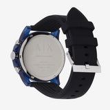  Shop Authentic Armani Exchange Outerbanks Chronograph Black Dial Black Silicone Strap Watch For Men - AX1339 - Luxxuri