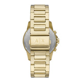  Shop Authentic Armani Exchange Banks Chronograph Black Dial Gold Steel Strap Watch For Men - AX1721 - Luxxuri