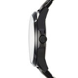  Shop Authentic Armani Exchange Hampton Chronograph Black Dial Black Leather Strap Watch For Men - AX2400 - Luxxuri