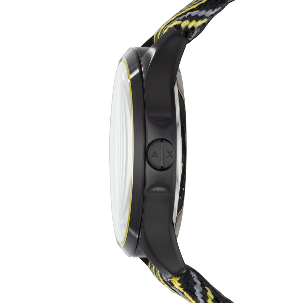  Shop Authentic Armani Exchange Hampton Black Dial Black Steel Strap Watch For Men - AX2407 - Luxxuri